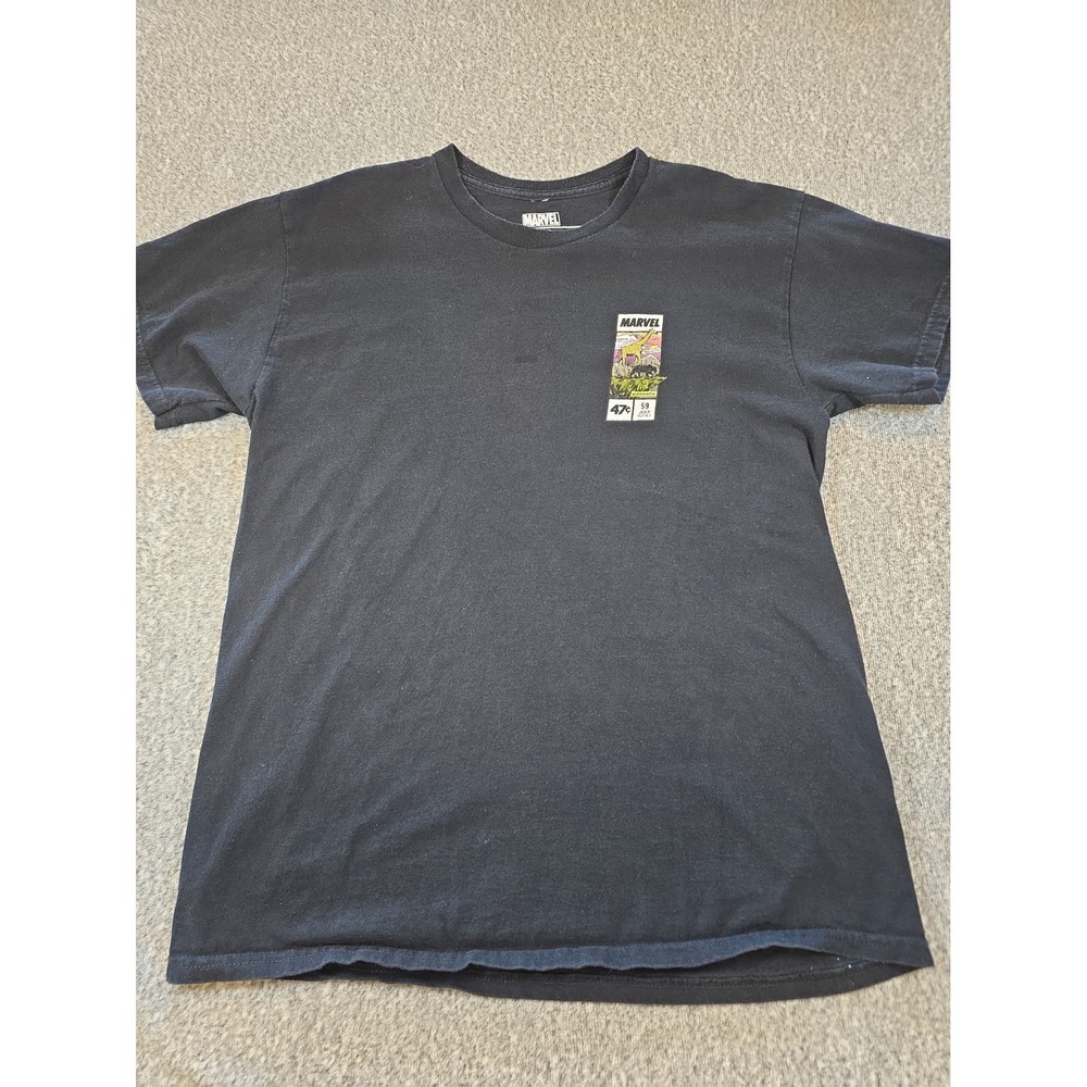 Marvel x LRG Wakanda Black Panther Graphic T-Shirt Mens Large Black Comics Tee